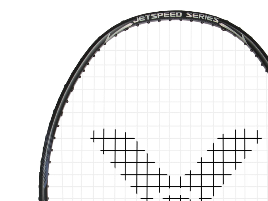 Victor Jetspeed S T1PRO C Badminton Racket [Black]