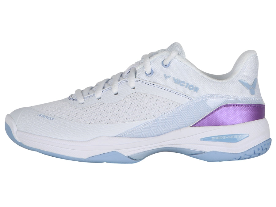 Victor A900F Badminton Shoes [Pearly White/Purple]