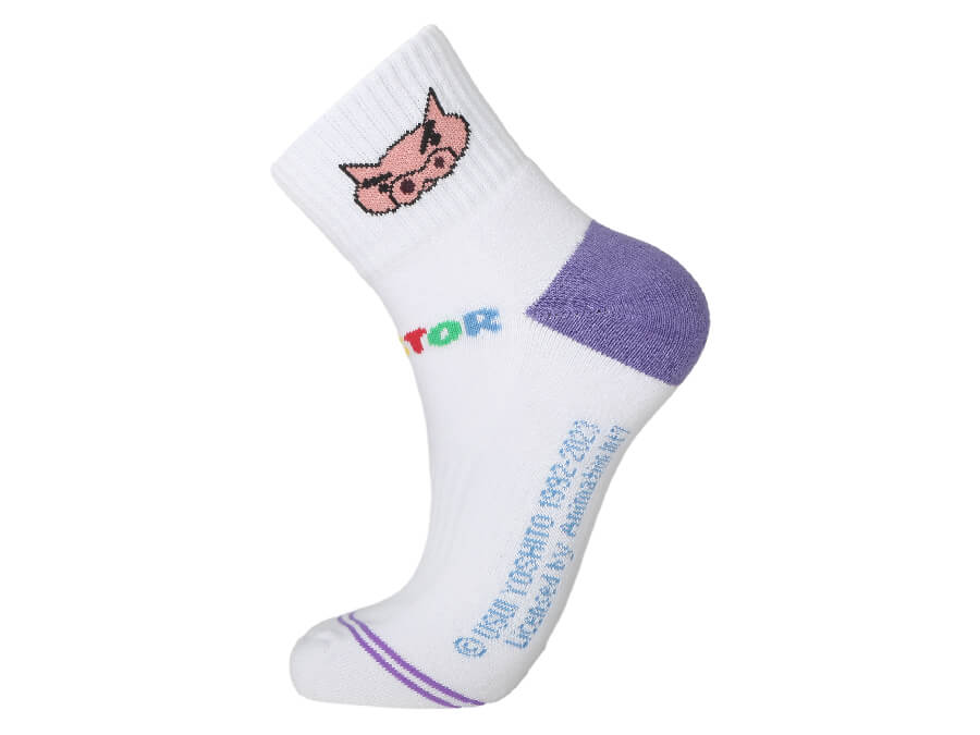 VICTOR x CRAYON SHINCHAN SK-410CS JD Sport Socks [Purple/Red]