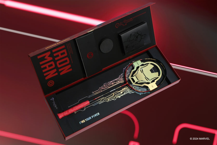 VICTOR x IRON MAN Limited Racket Set