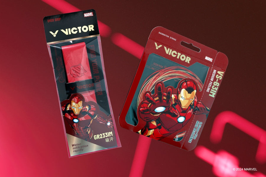 VICTOR x IRON MAN Limited Racket Set