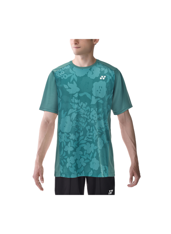 YONEX 16631 Axelsen Replica Men's Badminton Shirt [Antique Green]