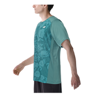 YONEX 16631 Axelsen Replica Men's Badminton Shirt [Antique Green]