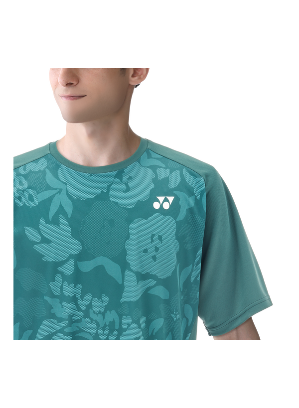 YONEX 16631 Axelsen Replica Men's Badminton Shirt [Antique Green]