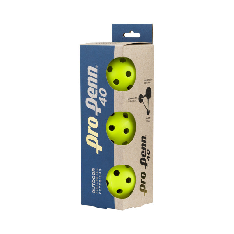 Pro Penn 40 Outdoor 3pc Pickleballs