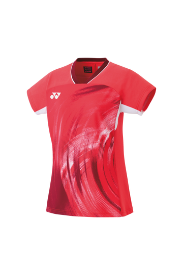 Yonex 20769EX Women's Crew Neck Shirt [Pearl Red]