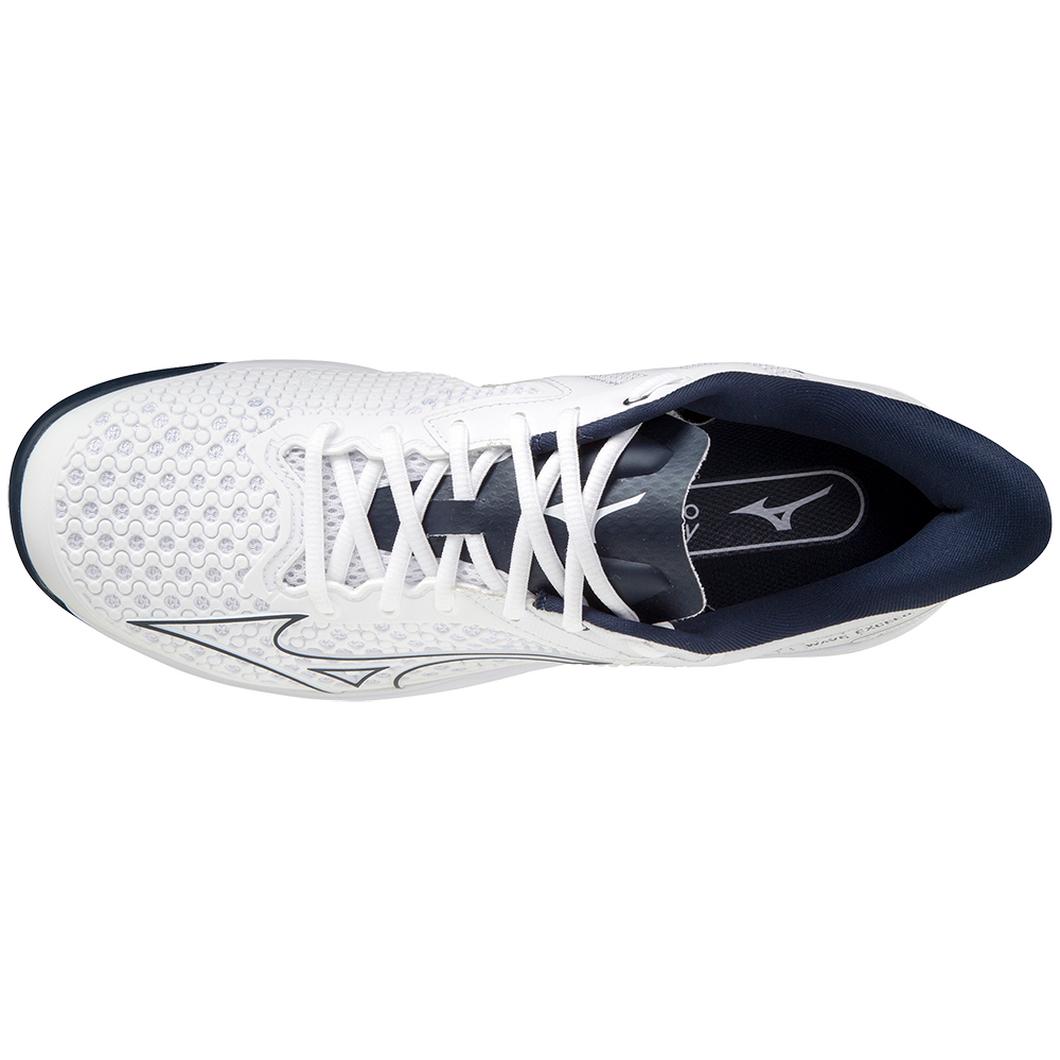 Mizuno Wave Exceed Tour 5 AC Men Court Shoes [White/Dress Blue]