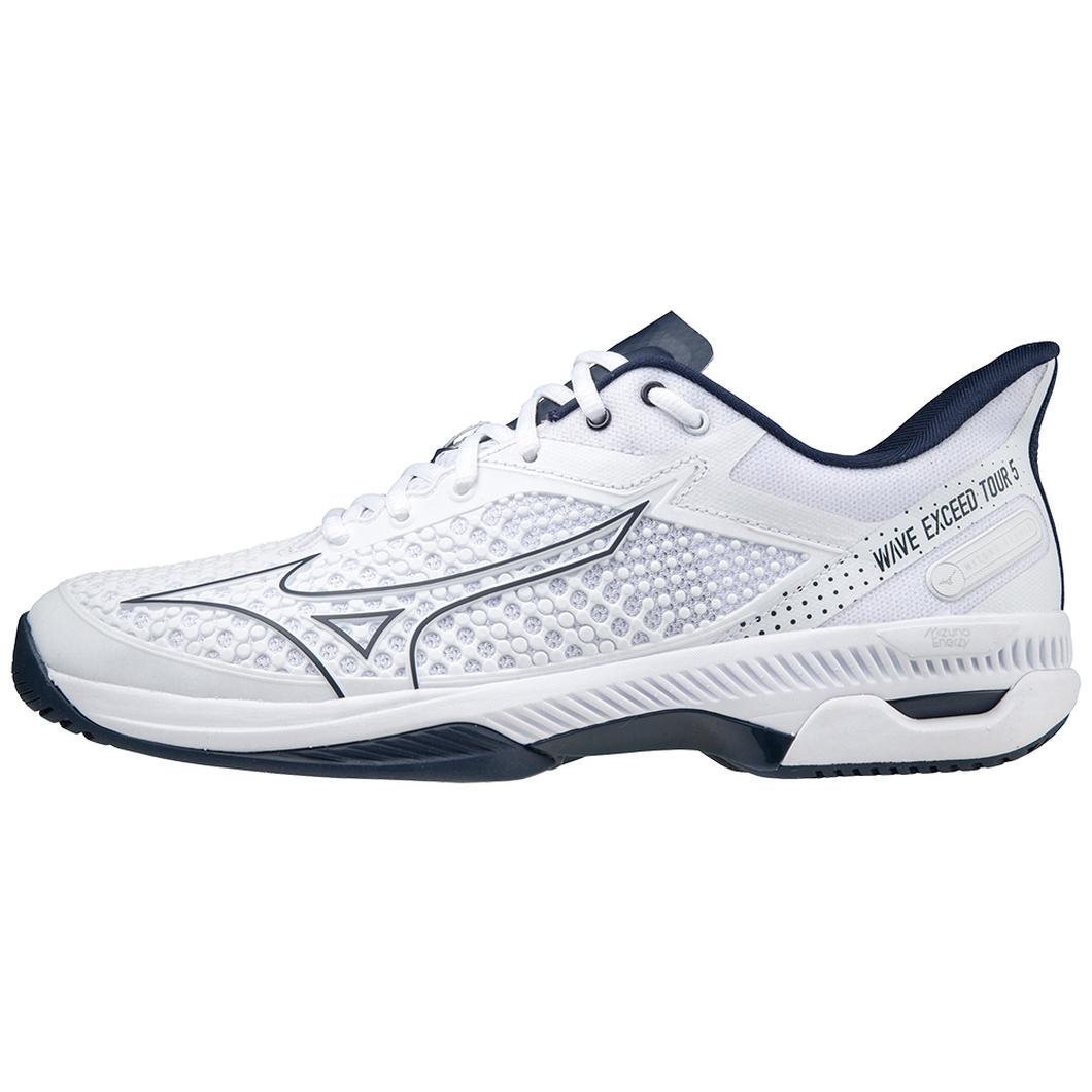 Mizuno Wave Exceed Tour 5 AC Men Court Shoes [White/Dress Blue]