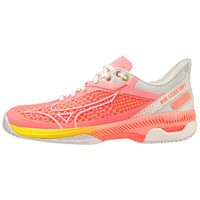 Mizuno Wave Exceed Tour 5 AC Ladies Court Shoes [Candy Coral/Snow White]