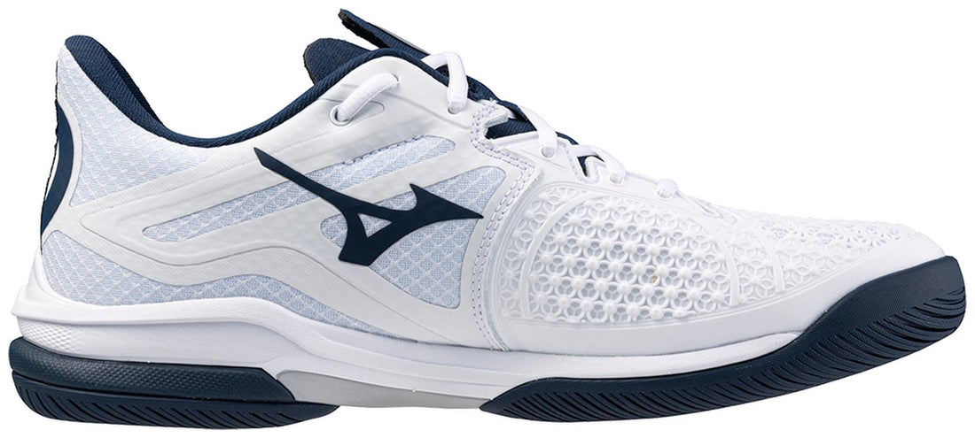 Mizuno Wave Exceed Tour 6 AC Men Tennis Shoes [White/Dress Blue]