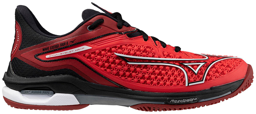 Mizuno Wave Exceed Tour 6 AC Men Tennis Shoes [Radiant Red/White]