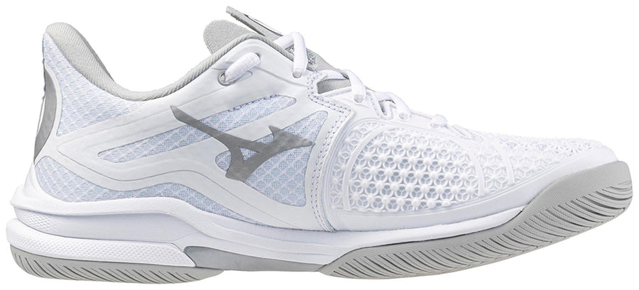 Mizuno Wave Exceed Tour 6 AC Women Tennis Shoes [White/Silver]