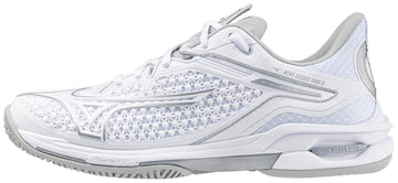 Mizuno Wave Exceed Tour 6 AC Women Tennis Shoes [White/Silver]