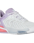 K-Swiss Ultrashot 4 Women's Tennis Shoes [White/Orchid Petal/Neon Blaze]