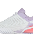 K-Swiss Ultrashot 4 Women's Tennis Shoes [White/Orchid Petal/Neon Blaze]