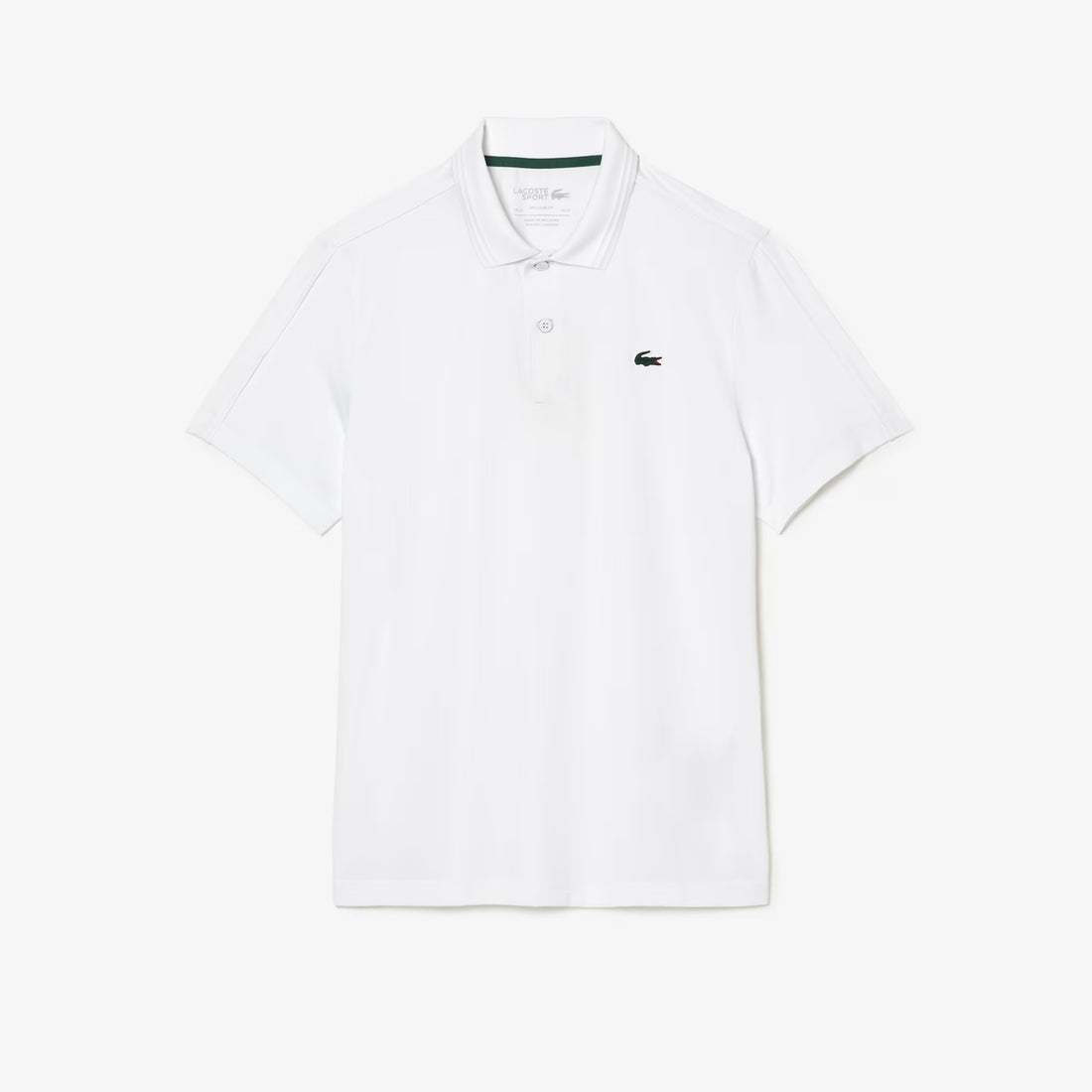 Lacsote DH1822-51 Men's Regular Fit Jersey Tennis Polo [White]