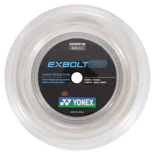 Yonex EXBOLT 63 Badminton String Reel (200m)