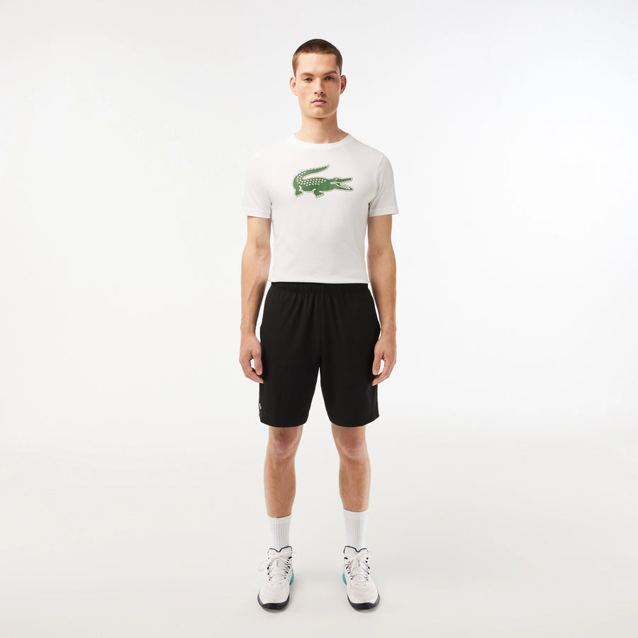 Lacoste GH6961-51 Ultra-Light Shorts [Black/White]