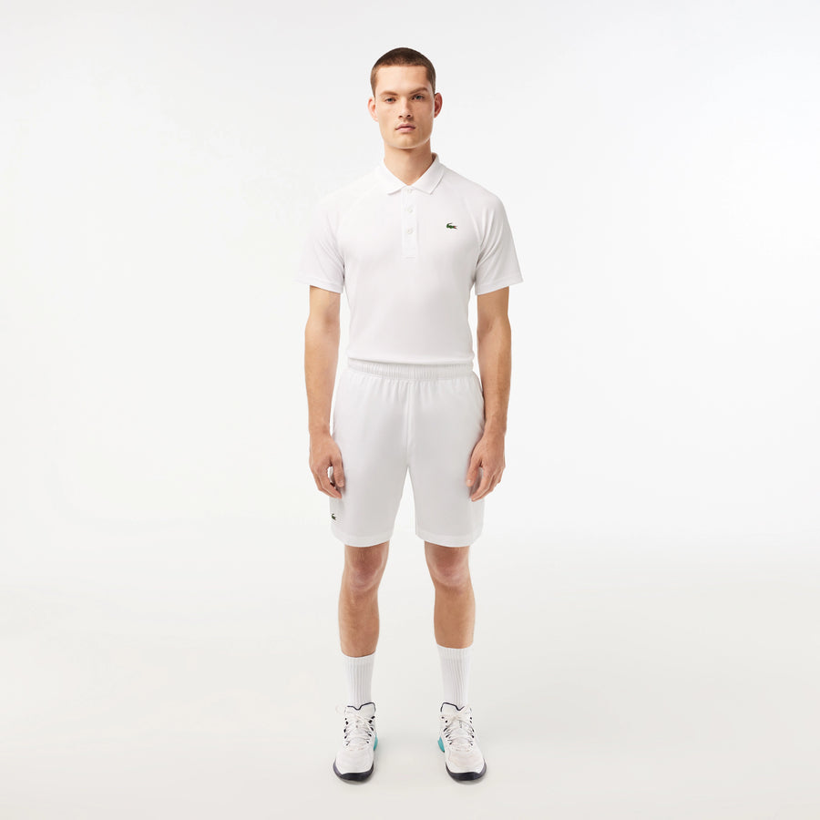 Lacoste GH6961-51 Ultra-Light Shorts [White/Navy Blue]