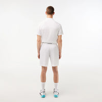 Lacoste GH6961-51 Ultra-Light Shorts [White/Navy Blue]