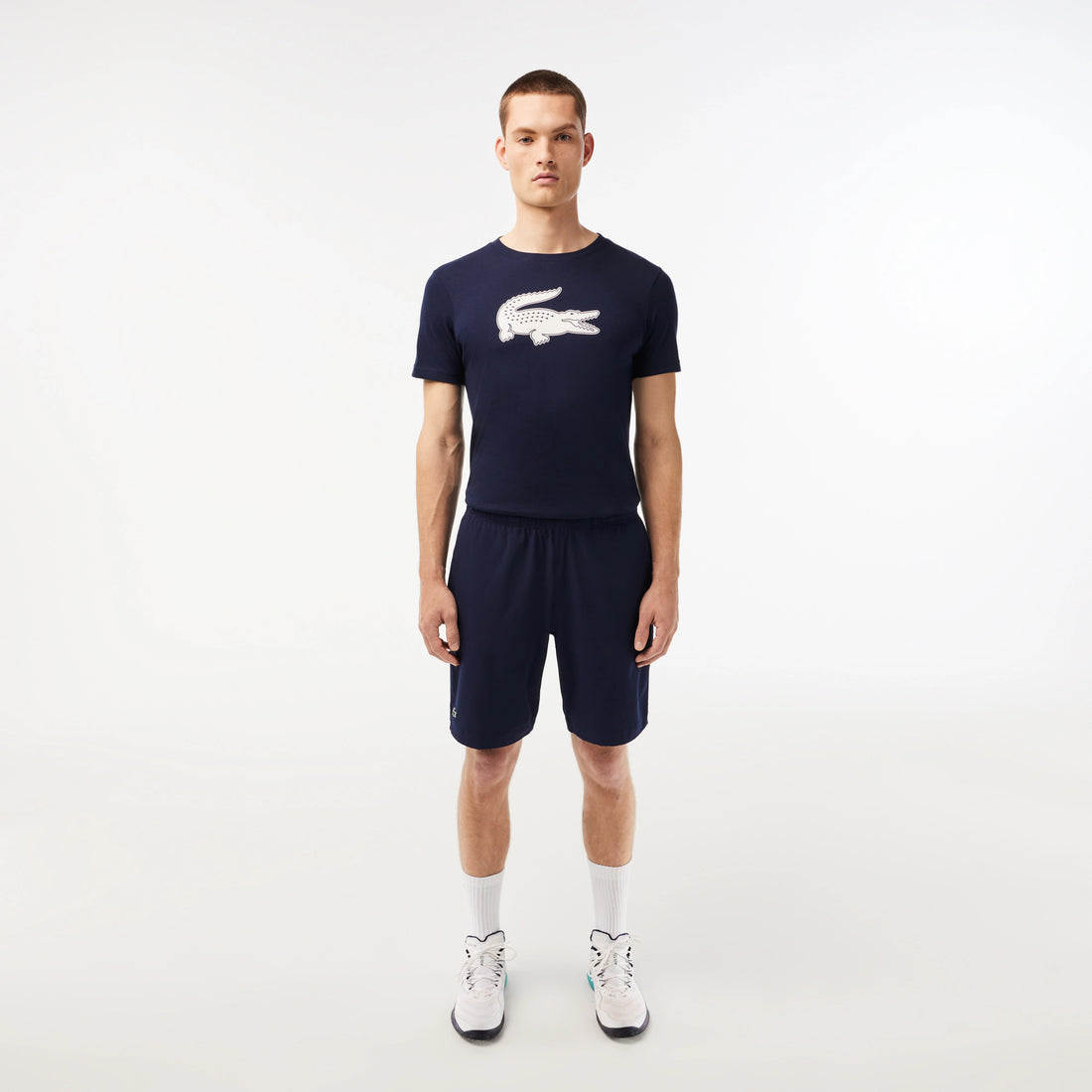 Lacoste GH6961-51 Ultra-Light Shorts [Navy Blue/White]