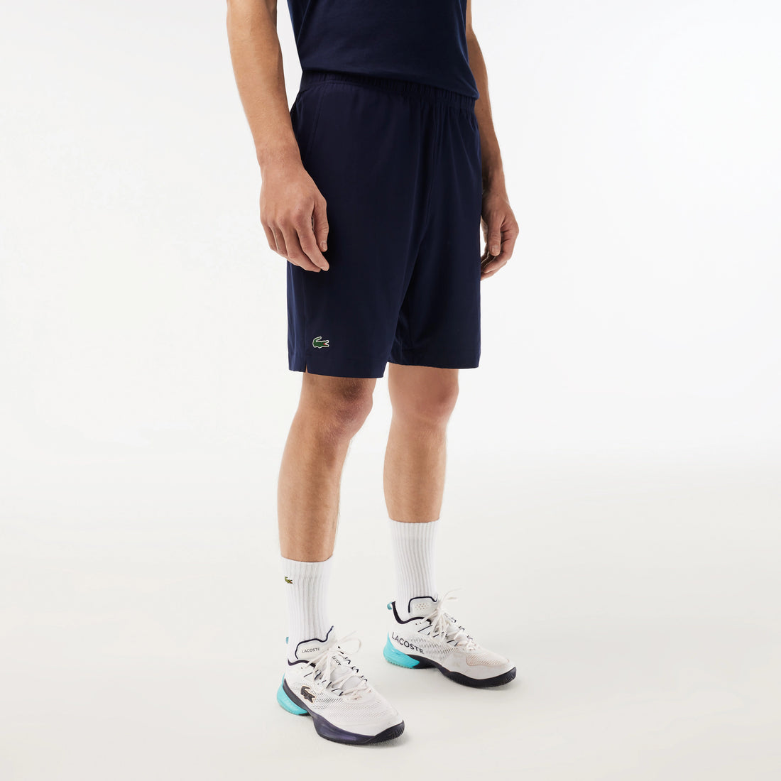 Lacoste GH6961-51 Ultra-Light Shorts [Navy Blue/White]