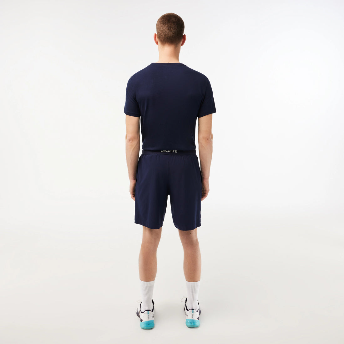 Lacoste GH6961-51 Ultra-Light Shorts [Navy Blue/White]