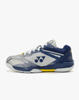 Yonex Power Cushion 65 Junior VA Badminton Shoes [Silver/Navy]