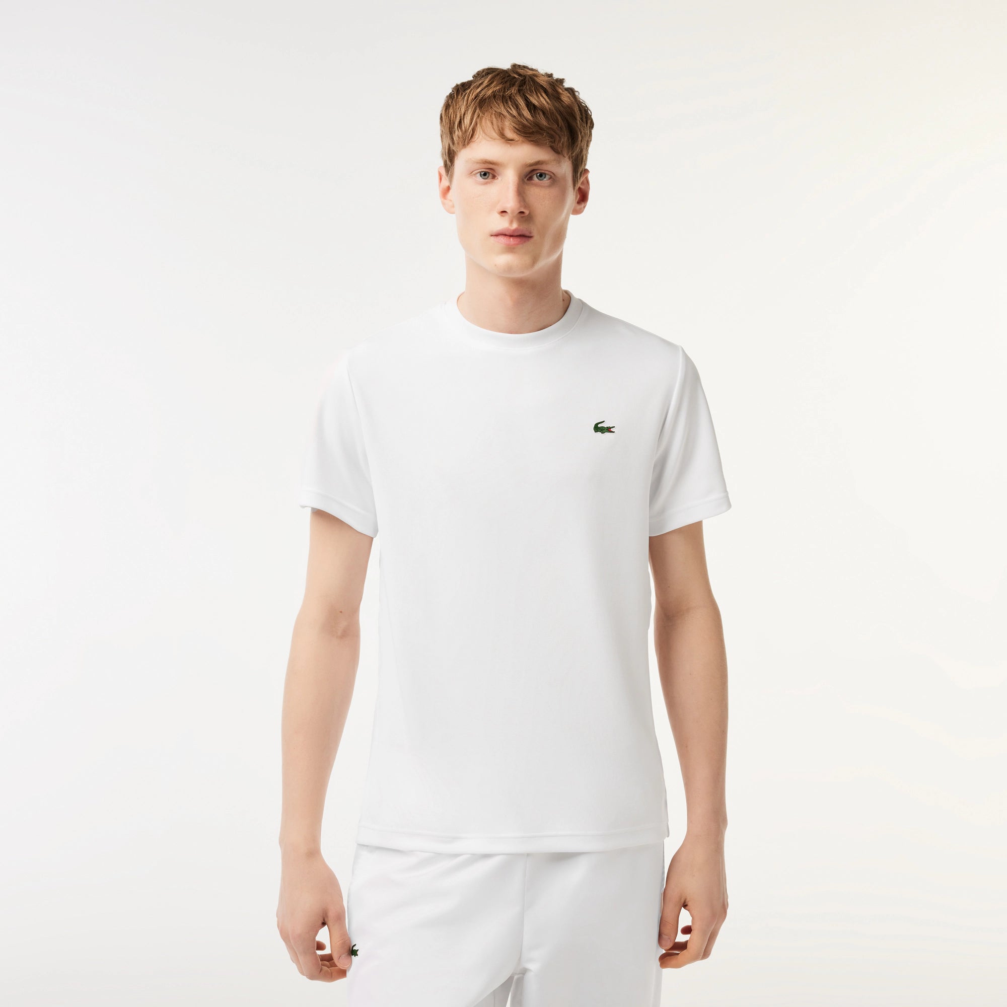 Lacoste TH3401-51 Men&#39;s Piqué T-Shirt [White]