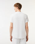 Lacoste TH3401-51 Men's Piqué T-Shirt [White]