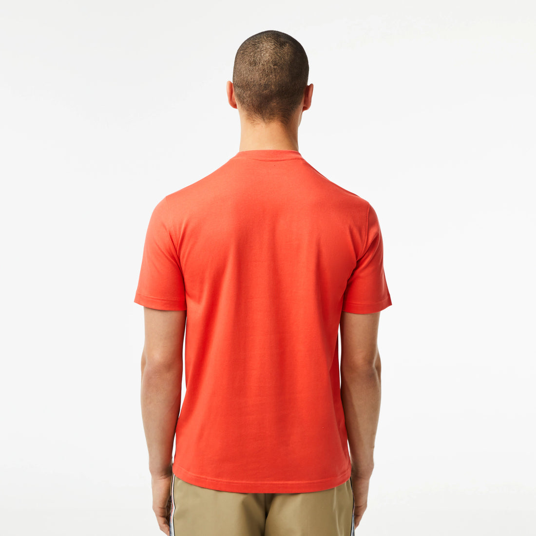 Lacoste TH7618-51 Men's Breathable T-Shirt [Orange]