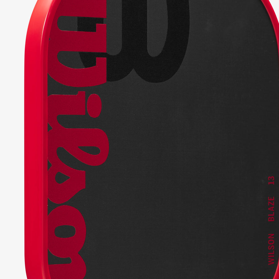 Wilson Blaze 13 Pickleball Paddle [Black/Red]