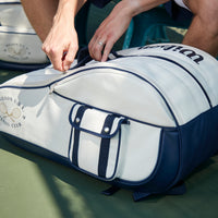 Wilson Heritage 1914 Racket Bag 12 Pk [Cream/Navy]