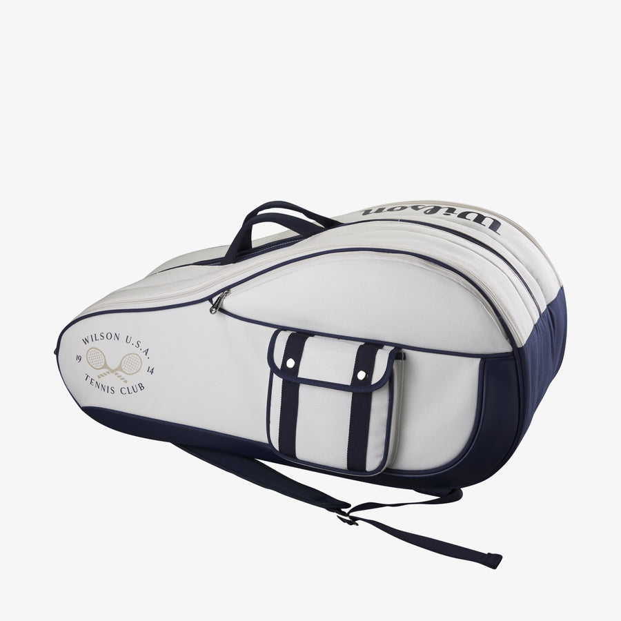 Wilson Heritage 1914 Racket Bag 12 Pk [Cream/Navy]