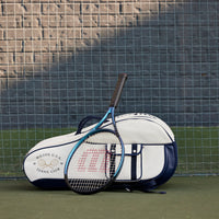 Wilson Heritage 1914 Racket Bag 12 Pk [Cream/Navy]