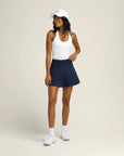 Wilson Midtown Tennis Skirt [Classic Navy]