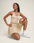 Wilson Midtown Tennis Skirt [Safari]