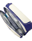 Yonex 2025 Expert 6-Pack Racquet Bag [White/Deep Blue]
