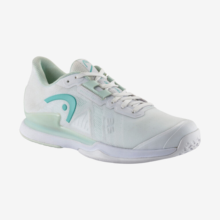 HEAD Sprint PRO 3.5 Ladies Tennis Shoes [White/Aqua]*CLEARANCE*