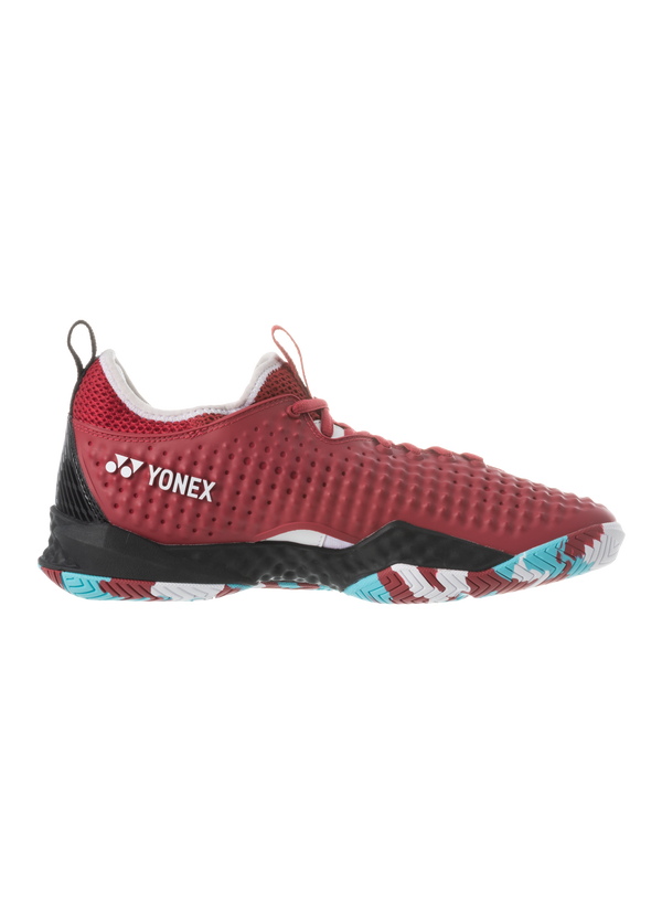 Yonex Power Cushion Fusionrev 4 Tennis Shoes [Red/Black]