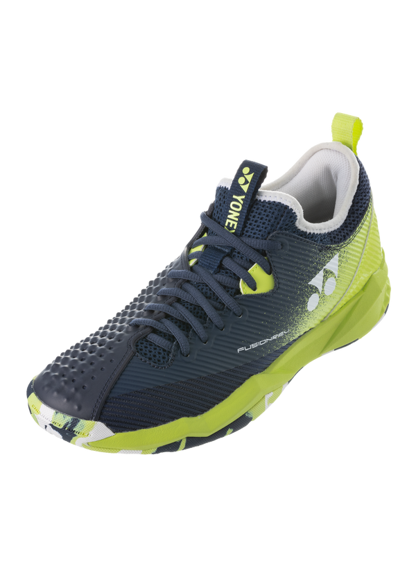 Yonex Power Cushion Fusionrev 4 Tennis Shoes [Lime/Navy]