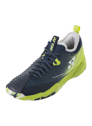 Yonex Power Cushion Fusionrev 4 Tennis Shoes [Lime/Navy]