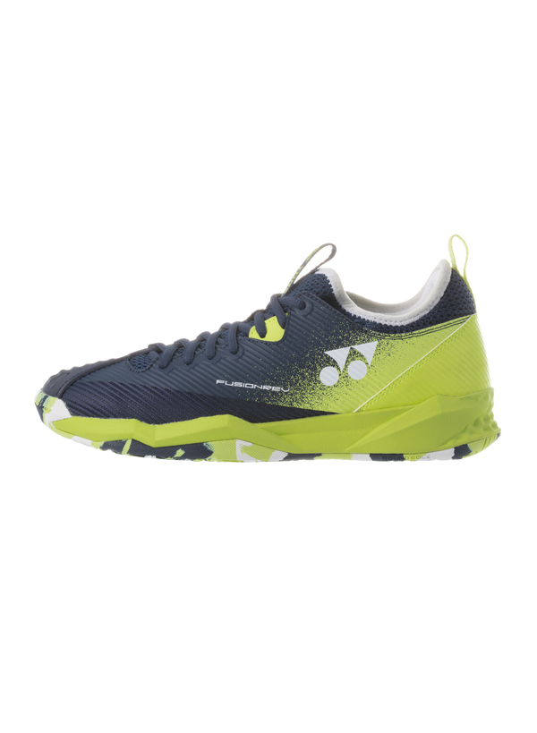 Yonex Power Cushion Fusionrev 4 Tennis Shoes [Lime/Navy]